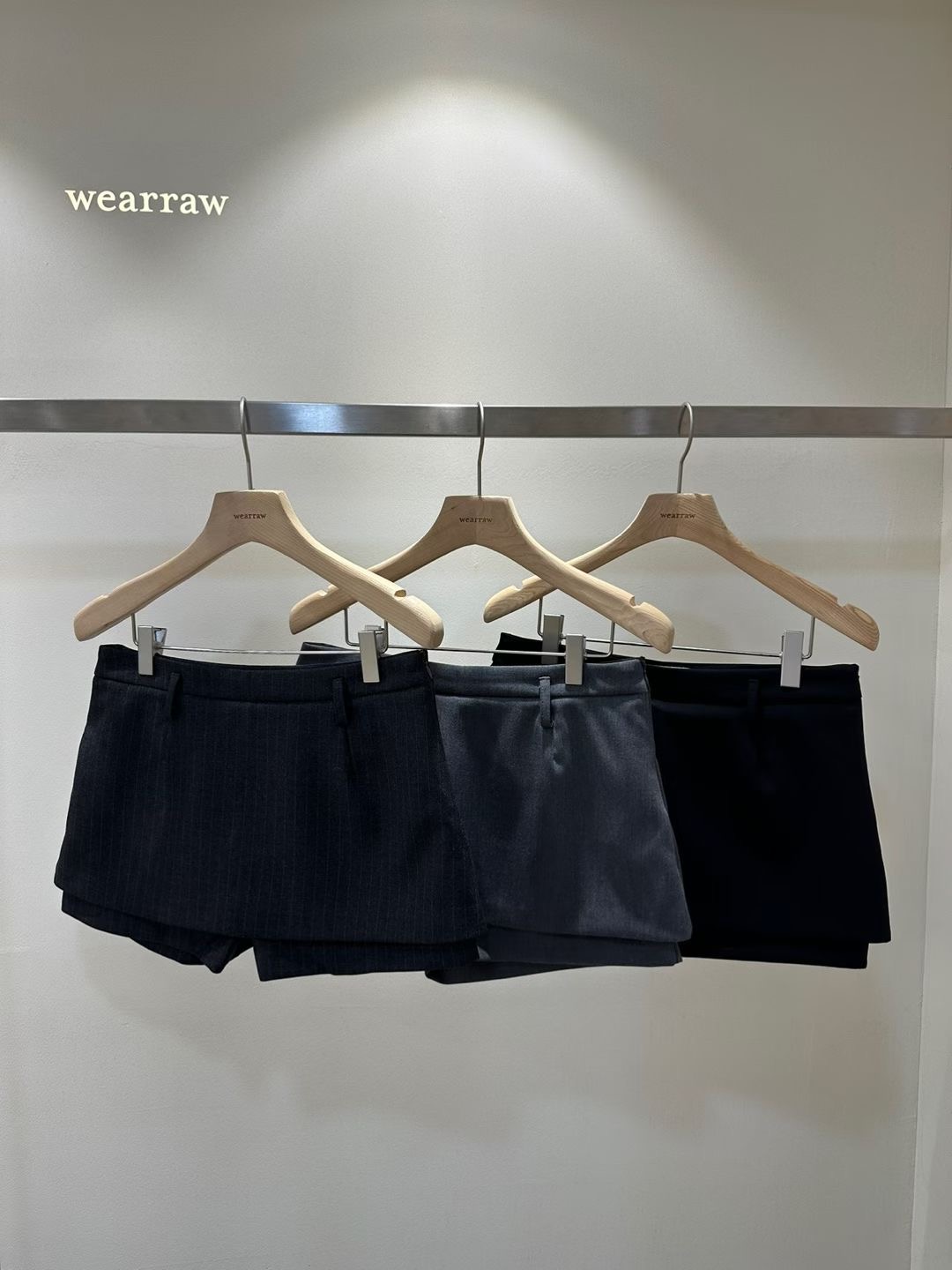 WEARRAW/WELL ROW韓國東大門直郵女士新品人氣26春夏裙褲WEARRAW/WELL ROW裙褲圖色2左二色