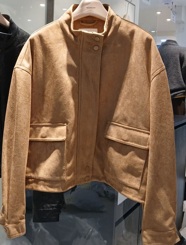 WEARRAW/WELL ROW韓國直郵實拍女裝新款推薦熱賣夾克高領WEARRAW/WELL ROW夾克圖色2