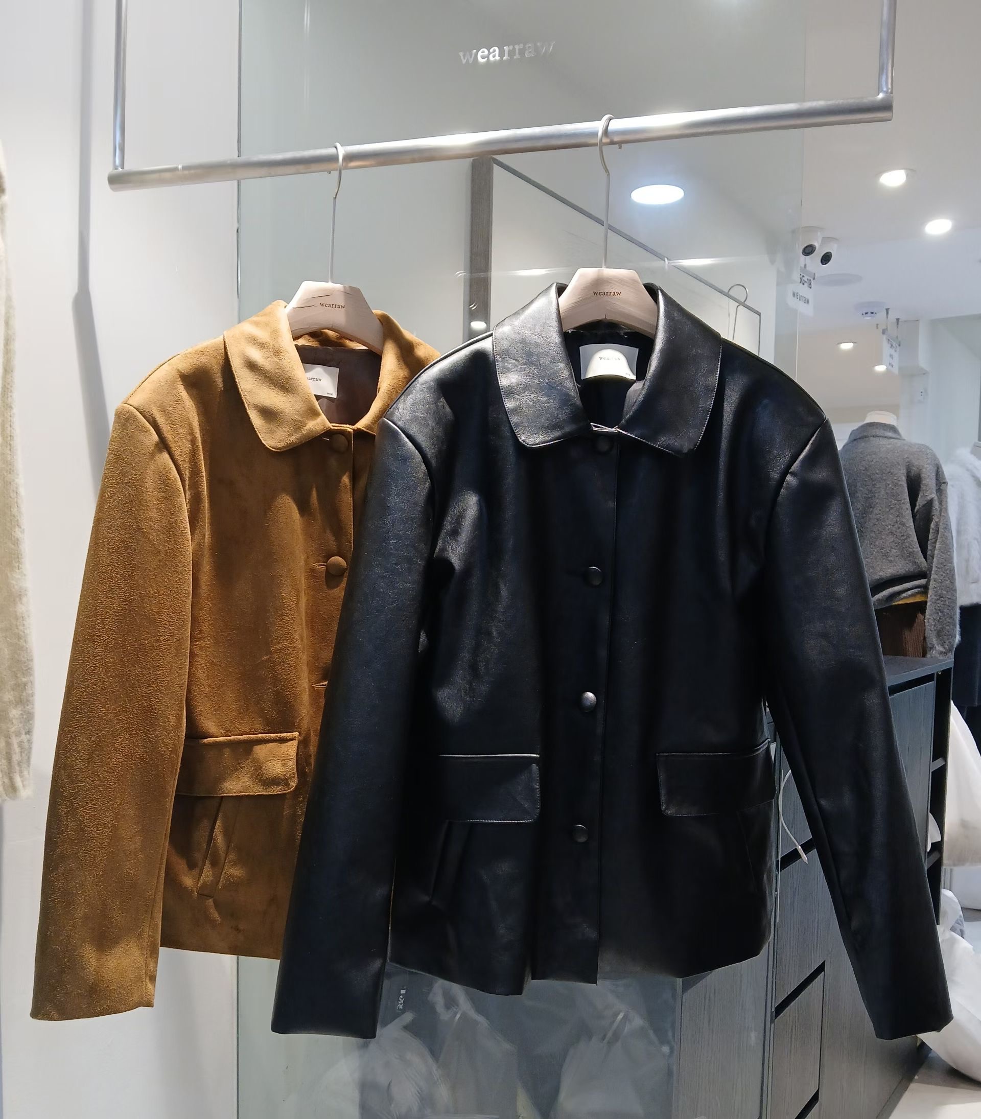 WEARRAW/WELL ROW韓國東大門直郵女裝新款時尚休閑夾克WEARRAW/WELL ROW夾克圖色1左一色