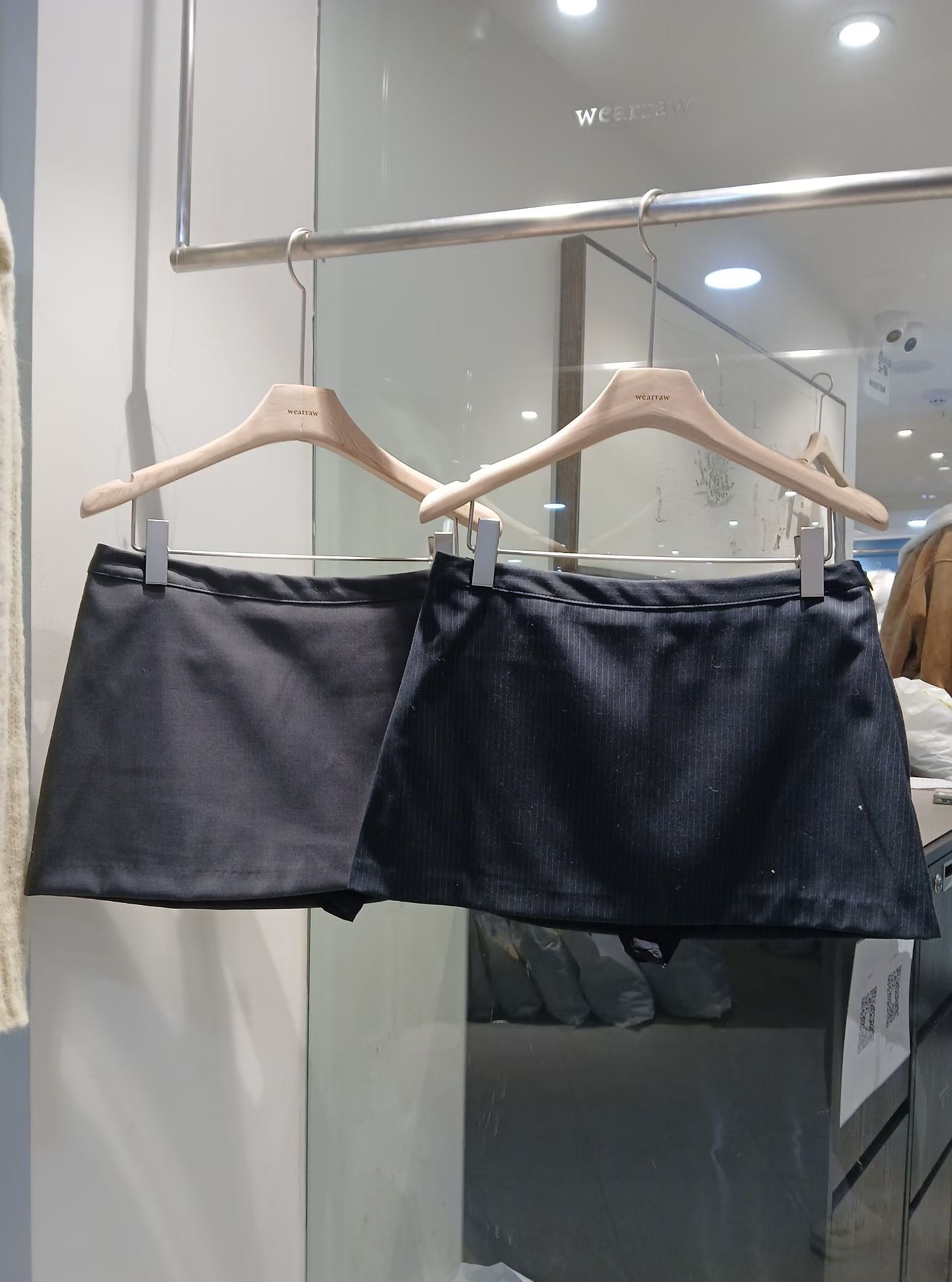 WEARRAW/WELL ROW韓國直郵女裝新款職業26春夏時尚短裙WEARRAW/WELL ROW短裙圖色1左一色