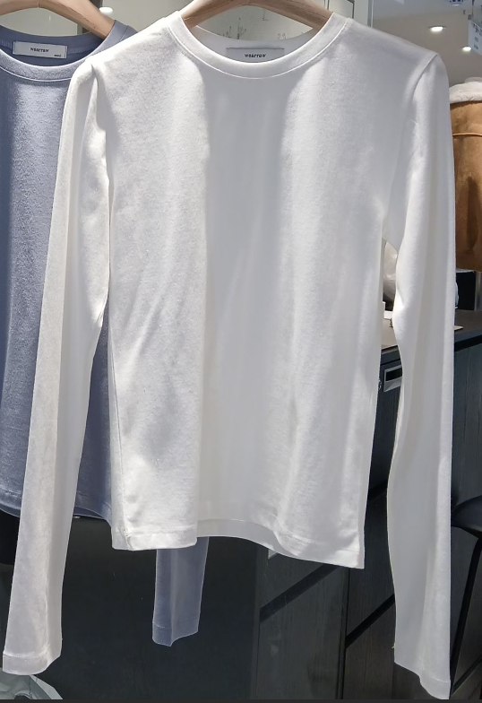WEARRAW/WELL ROW韓國東大門代購女裝新款熱賣26春夏長袖T恤WEARRAW/WELL ROW長袖T恤圖色3
