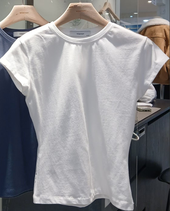 WEARRAW/WELL ROW韓國代購女裝新款時尚26春夏人氣T恤圓領WEARRAW/WELL ROWT恤圖色3