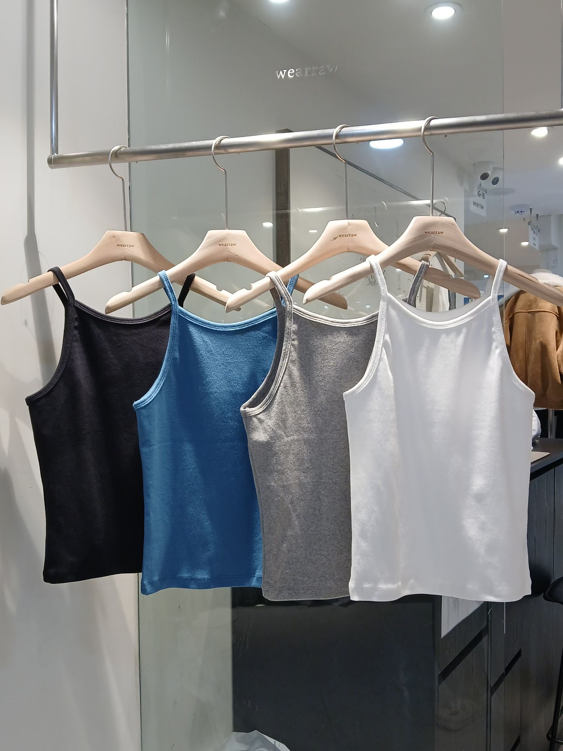 WEARRAW/WELL ROW韓國代購女士新款人氣26春夏吊帶背心WEARRAW/WELL ROW吊帶/背心圖色2左二色