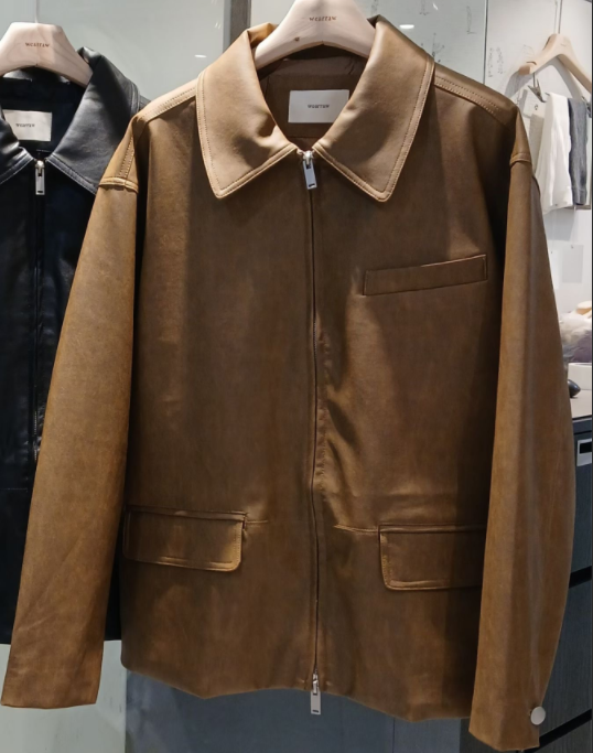 WEARRAW/WELL ROW韓國直郵女士新品職業推薦休閑夾克皮革WEARRAW/WELL ROW夾克圖色2