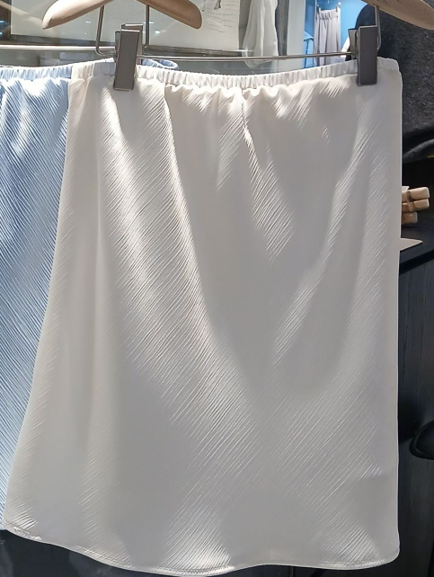 WEARRAW/WELL ROW韓國東大門直郵女士新款人氣半身裙中短裙褶皺緞面WEARRAW/WELL ROW半身裙/中短裙圖色3