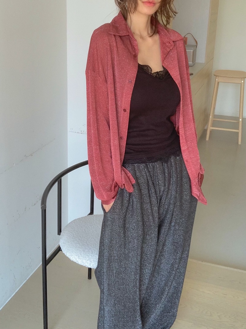 PARIS MATCH東大門代購女裝新款休閑推薦職業襯衫蕾絲衫PARIS MATCH襯衫/蕾絲衫