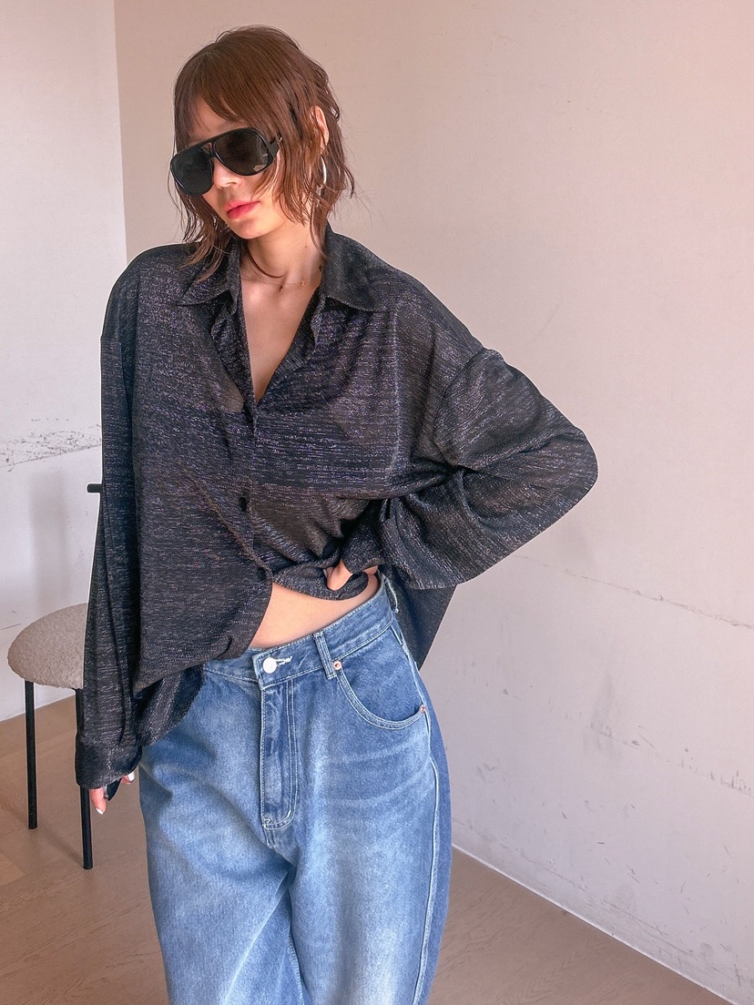 PARIS MATCH東大門代購女裝新款休閑推薦職業襯衫蕾絲衫PARIS MATCH襯衫/蕾絲衫圖色2