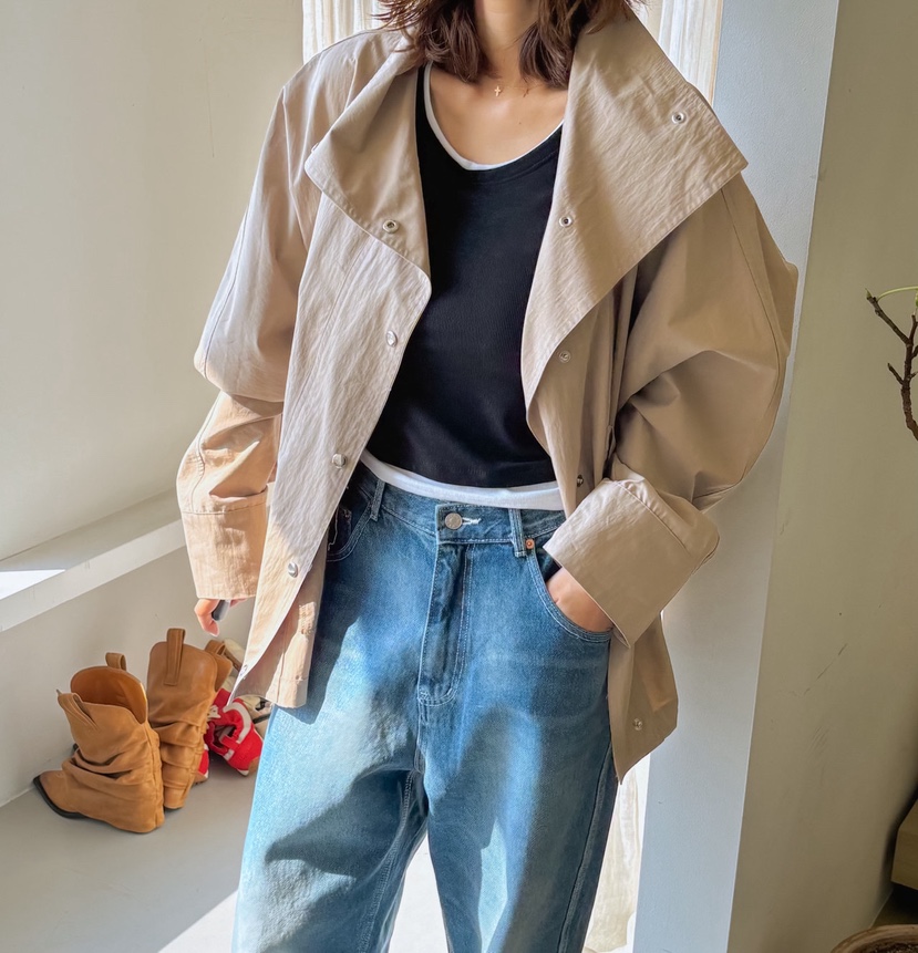 PARIS MATCH韓國代購女裝新品時尚真品26春夏休閑人氣夾克PARIS MATCH夾克