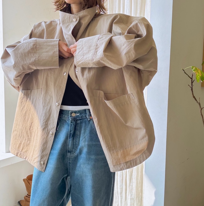 PARIS MATCH韓國代購女裝新品時尚真品26春夏休閑人氣夾克PARIS MATCH夾克圖色1