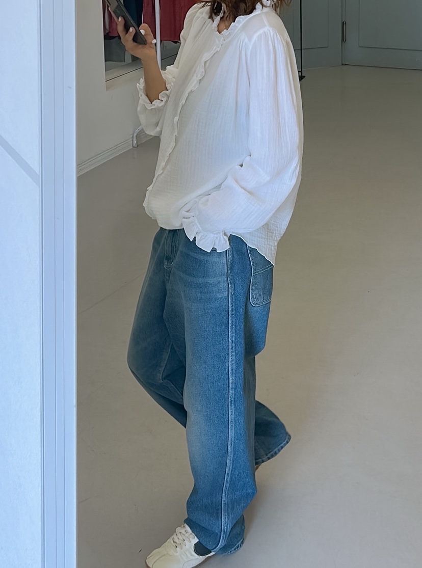 PARIS MATCH韓國直郵女士新品推薦時尚真品熱賣人氣牛仔褲PARIS MATCH牛仔褲