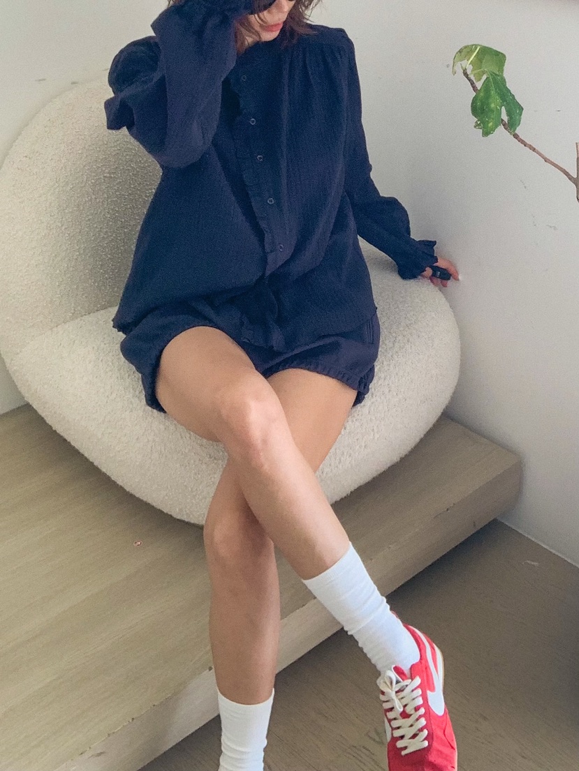 PARIS MATCH韓國直郵女士新款真品人氣26春夏襯衫蕾絲衫PARIS MATCH襯衫/蕾絲衫