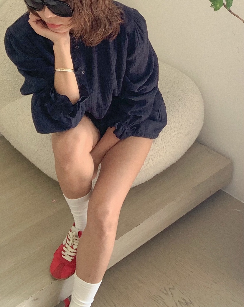 PARIS MATCH韓國直郵女士新款真品人氣26春夏襯衫蕾絲衫PARIS MATCH襯衫/蕾絲衫