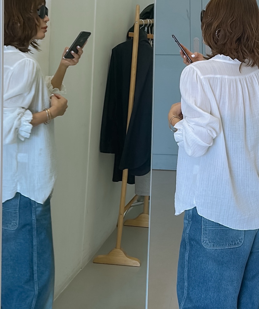 PARIS MATCH韓國直郵女士新款真品人氣26春夏襯衫蕾絲衫PARIS MATCH襯衫/蕾絲衫