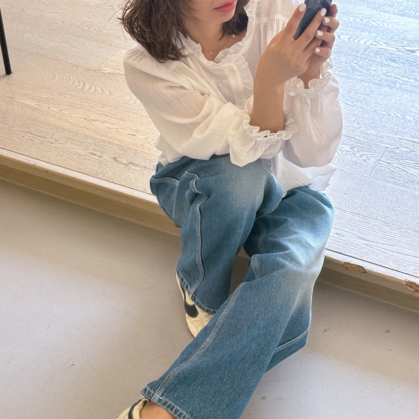 PARIS MATCH韓國直郵女士新款真品人氣26春夏襯衫蕾絲衫PARIS MATCH襯衫/蕾絲衫