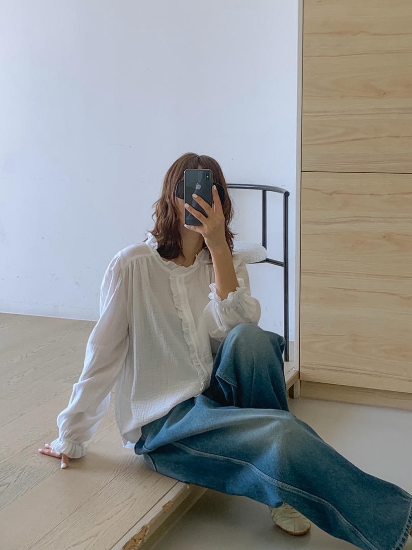 PARIS MATCH韓國直郵女士新款真品人氣26春夏襯衫蕾絲衫PARIS MATCH襯衫/蕾絲衫