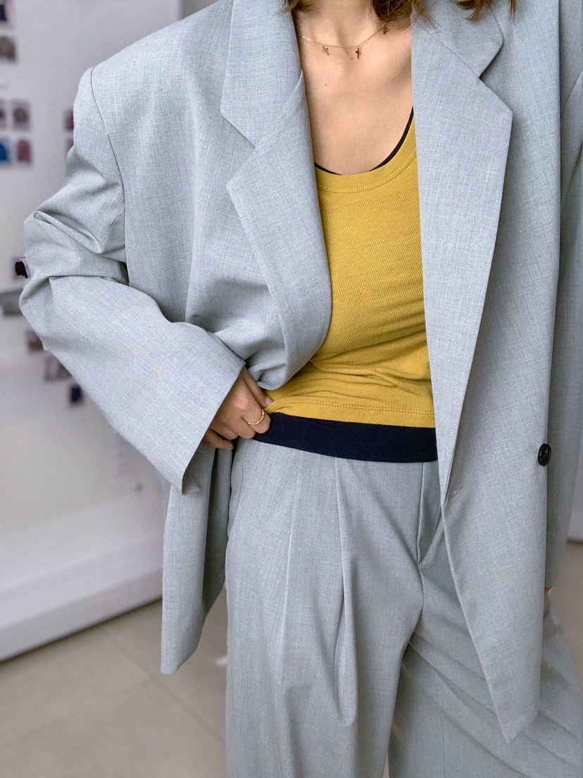 PARIS MATCH東大門直郵女裝新品休閑推薦職業26春夏長袖T恤PARIS MATCH長袖T恤