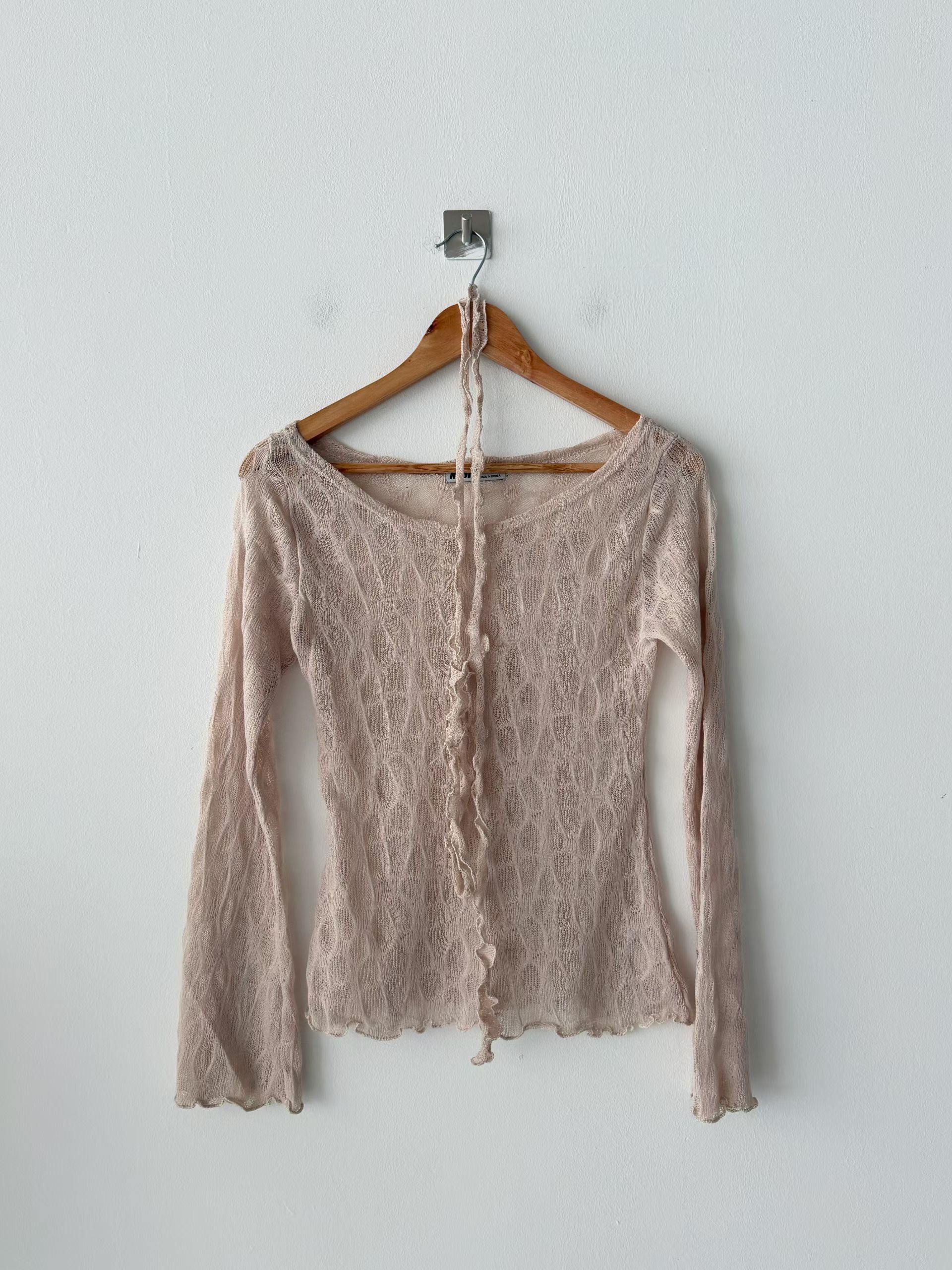 DOTNODI（無品牌標）/HIGH COLOR/NODI東大門直郵女裝新款熱賣長袖T恤含脖帶DOTNODI（無品牌標）/HIGH COLOR/NODI長袖T恤圖色2