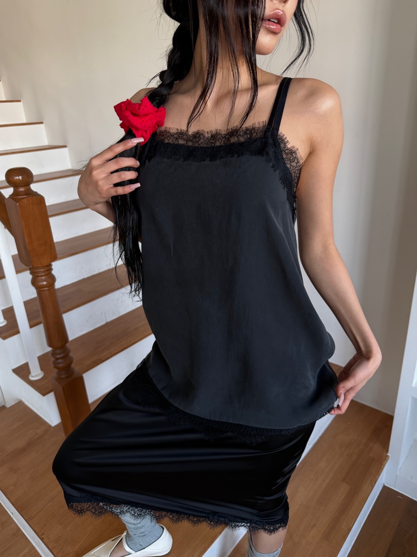 YES東大門實拍女裝新款熱賣真品推薦時尚26春夏休閑吊帶背心YES吊帶/背心