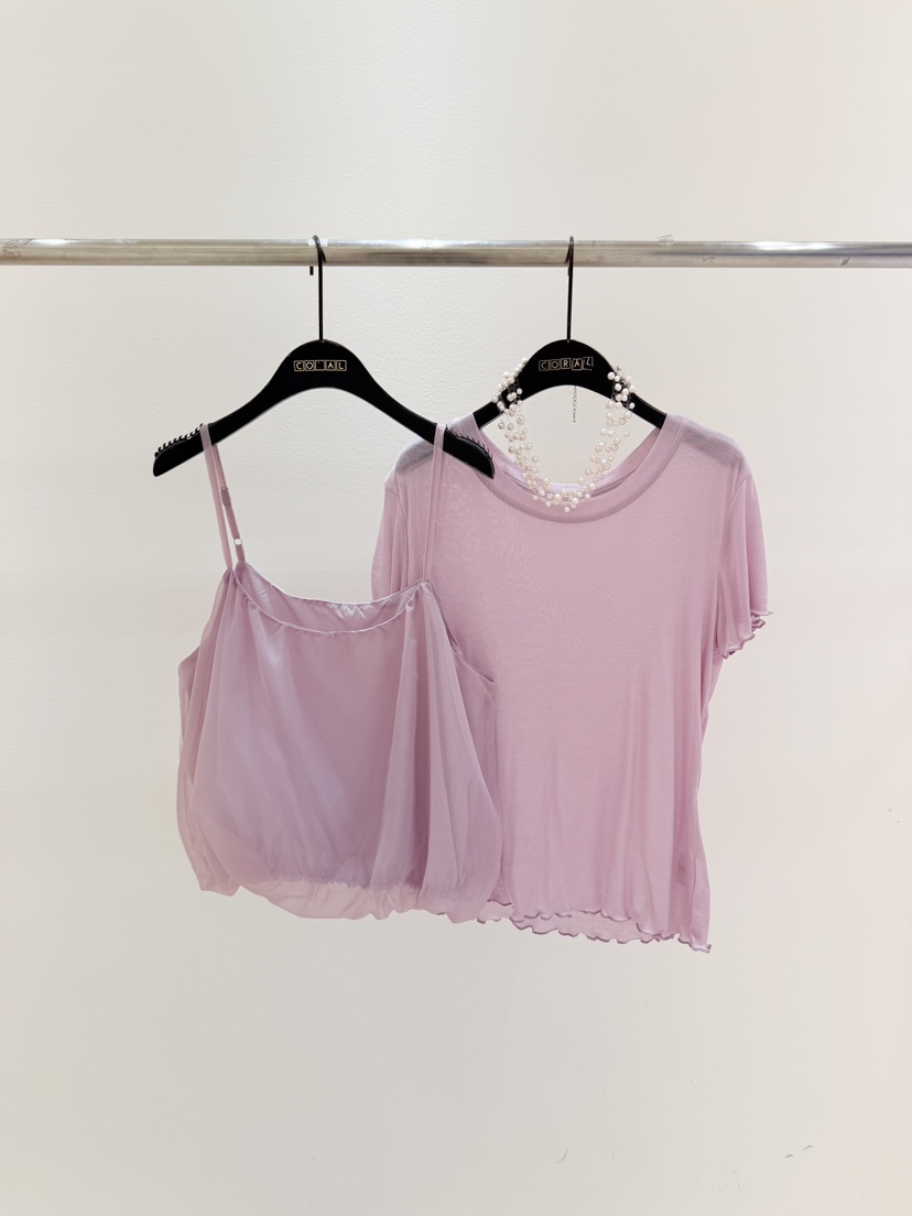 CORAL東大門實拍女士新款熱賣休閑26春夏時尚套裝不含項鏈CORAL套裝