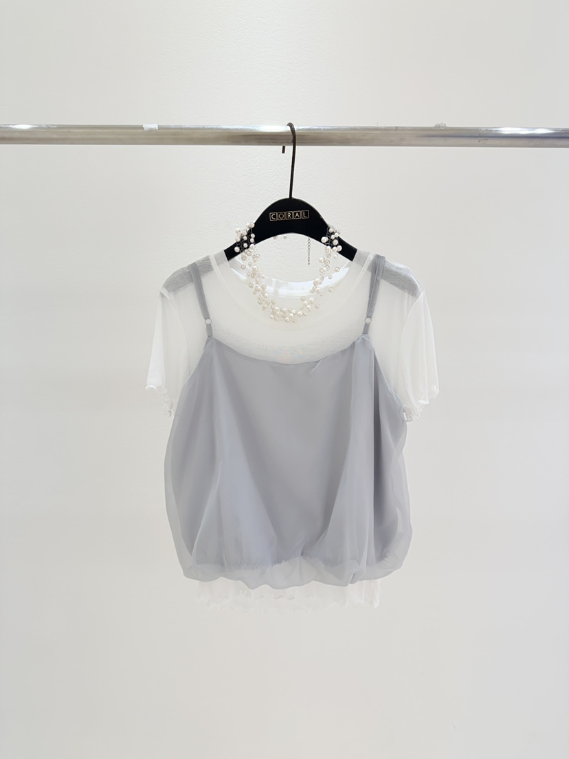 CORAL東大門實拍女士新款熱賣休閑26春夏時尚套裝不含項鏈CORAL套裝圖色2