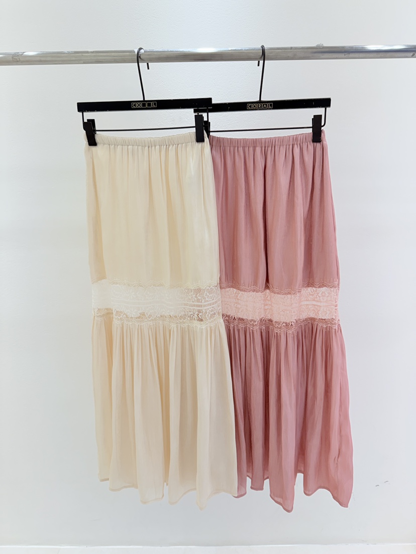 CORAL韓國直郵女裝新品休閑職業26春夏真品熱賣推薦時尚長裙CORAL長裙