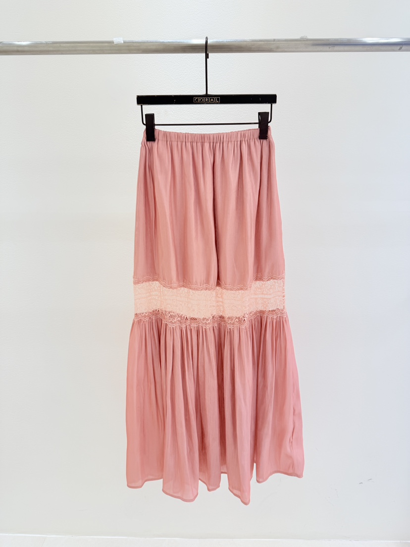 CORAL韓國直郵女裝新品休閑職業26春夏真品熱賣推薦時尚長裙CORAL長裙圖色2