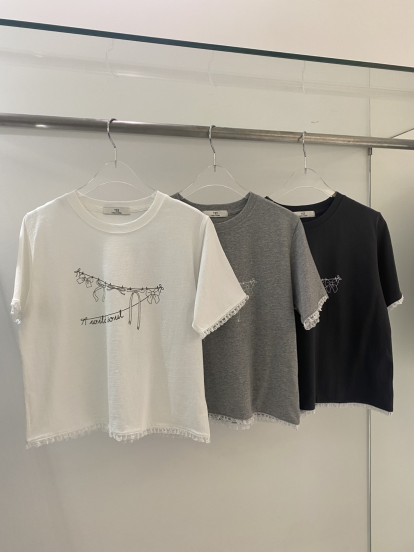 YES韓國代購女士新款熱賣人氣休閑職業推薦26春夏真品T恤YEST恤