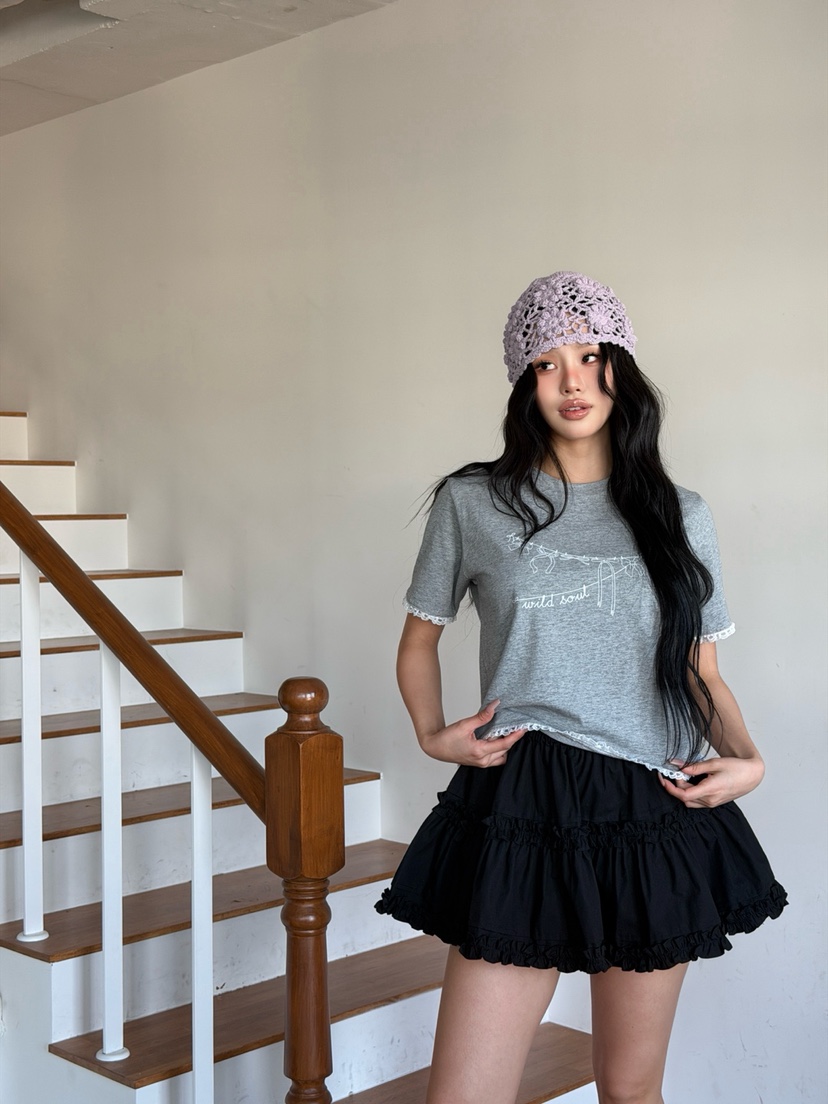 YES韓國代購女士新款熱賣人氣休閑職業推薦26春夏真品T恤YEST恤