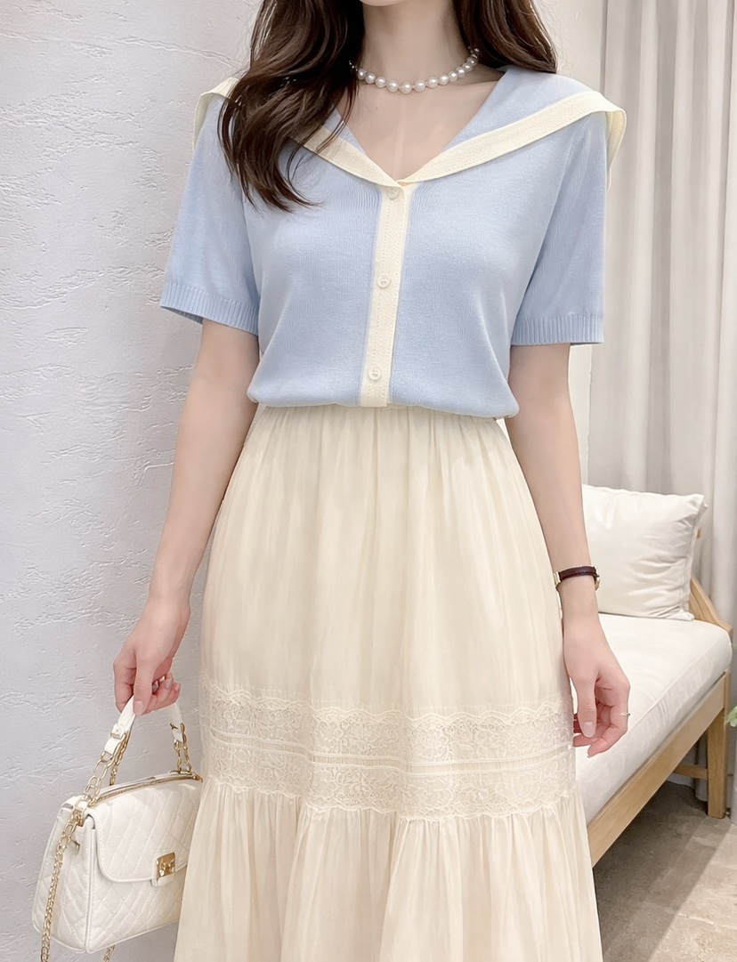 CORAL東大門代購女裝新款人氣真品時尚熱賣針織衫不含項鏈CORAL針織衫