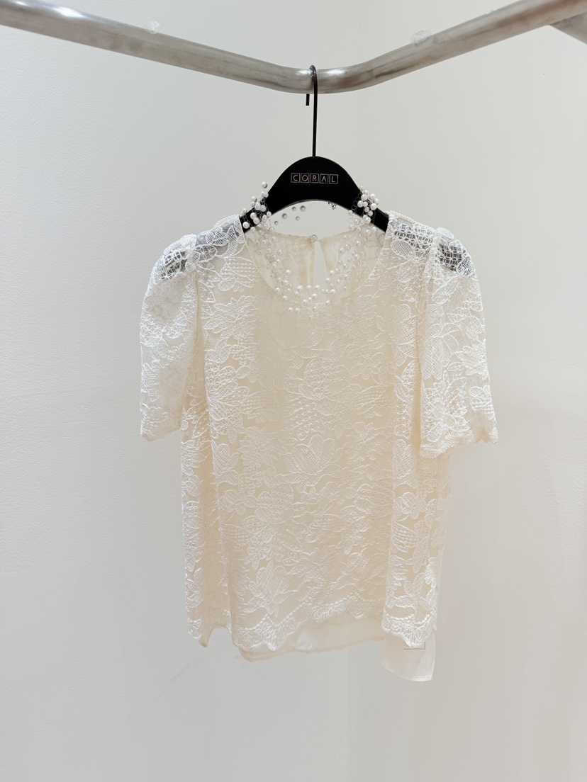 CORAL韓國代購女士新品推薦人氣真品職業襯衫蕾絲衫不含絲巾CORAL襯衫/蕾絲衫