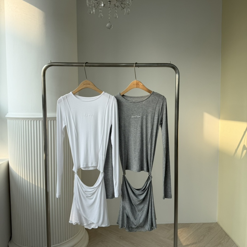 PALETTE-Q東大門直郵女士新款26春夏熱賣時尚真品長袖T恤PALETTE-Q長袖T恤