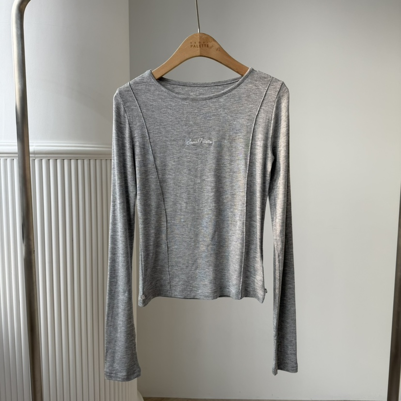 PALETTE-Q東大門直郵女士新款26春夏熱賣時尚真品長袖T恤PALETTE-Q長袖T恤