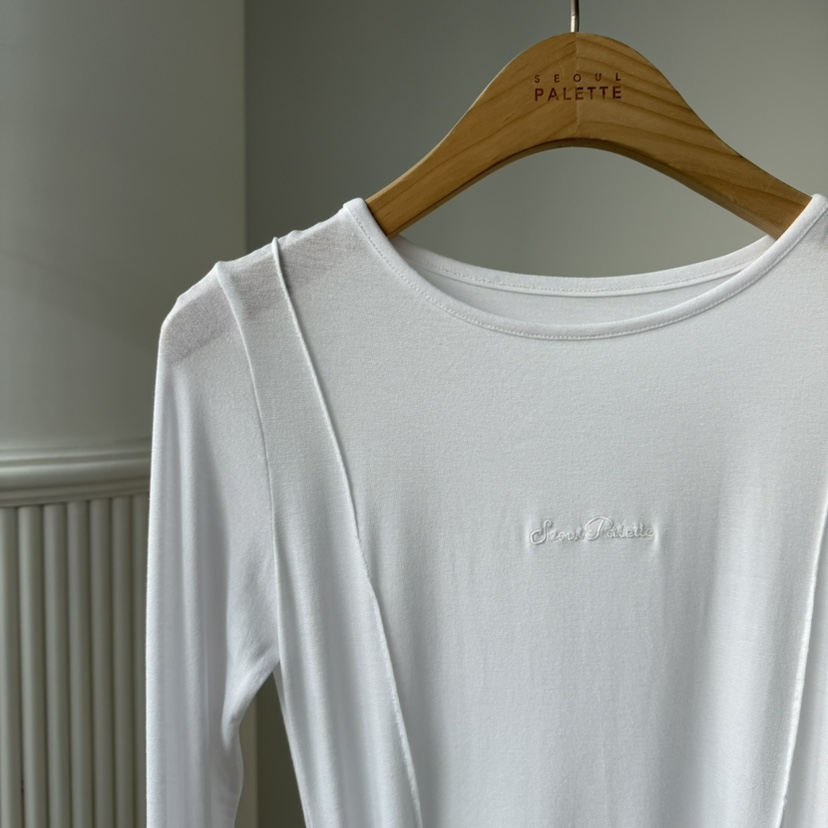 PALETTE-Q東大門直郵女士新款26春夏熱賣時尚真品長袖T恤PALETTE-Q長袖T恤