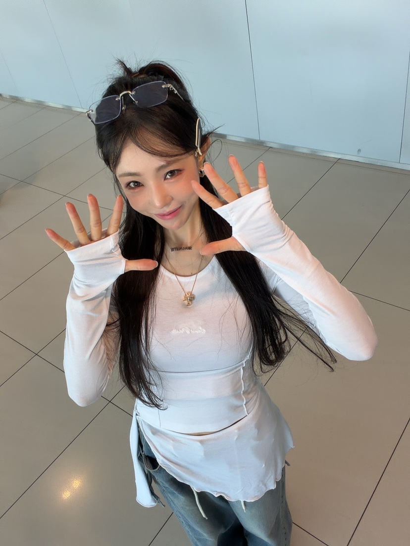 PALETTE-Q東大門直郵女士新款26春夏熱賣時尚真品長袖T恤PALETTE-Q長袖T恤