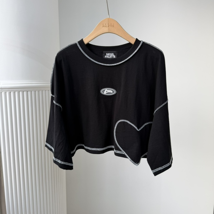 PALETTE-Q韓國直郵女士新品休閑時尚真品26春夏人氣熱賣T恤PALETTE-QT恤圖色2
