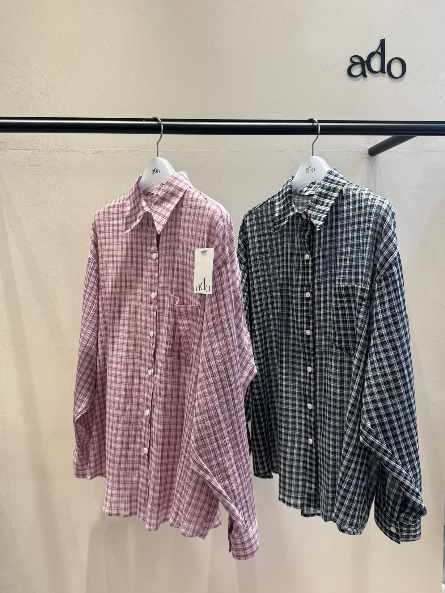 ADO韓國代購女士新品真品熱賣職業時尚襯衫蕾絲衫不含內搭ADO襯衫/蕾絲衫