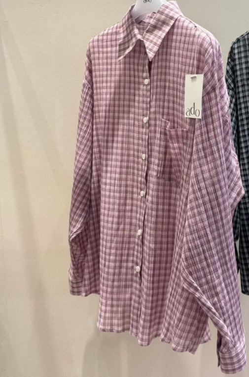 ADO韓國代購女士新品真品熱賣職業時尚襯衫蕾絲衫不含內搭ADO襯衫/蕾絲衫圖色1