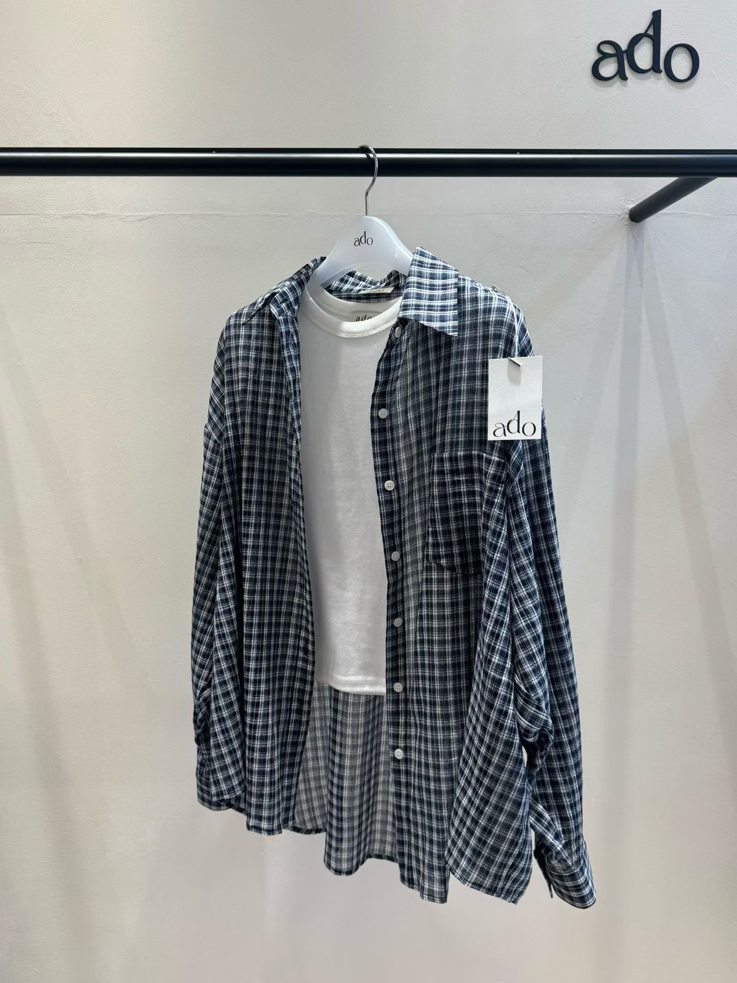 ADO韓國代購女士新品真品熱賣職業時尚襯衫蕾絲衫不含內搭ADO襯衫/蕾絲衫圖色2