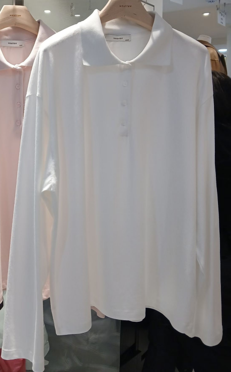 WEARRAW/WELL ROW韓國代購女裝新款真品長袖T恤寬松紐扣WEARRAW/WELL ROW長袖T恤圖色3