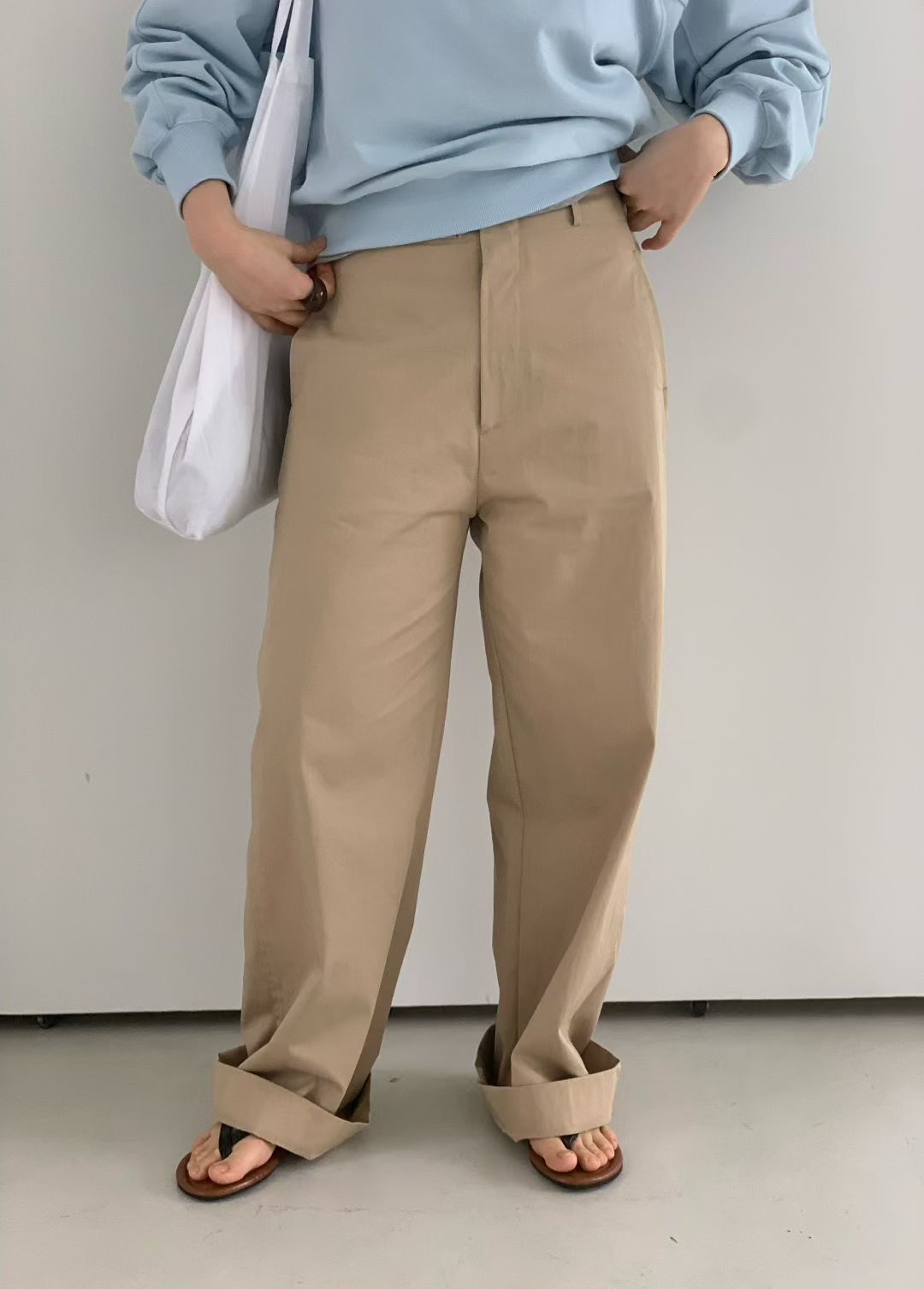 ADO韓國代購女裝新品推薦26春夏熱賣人氣真品休閑時尚休閑褲ADO休閑褲圖色1