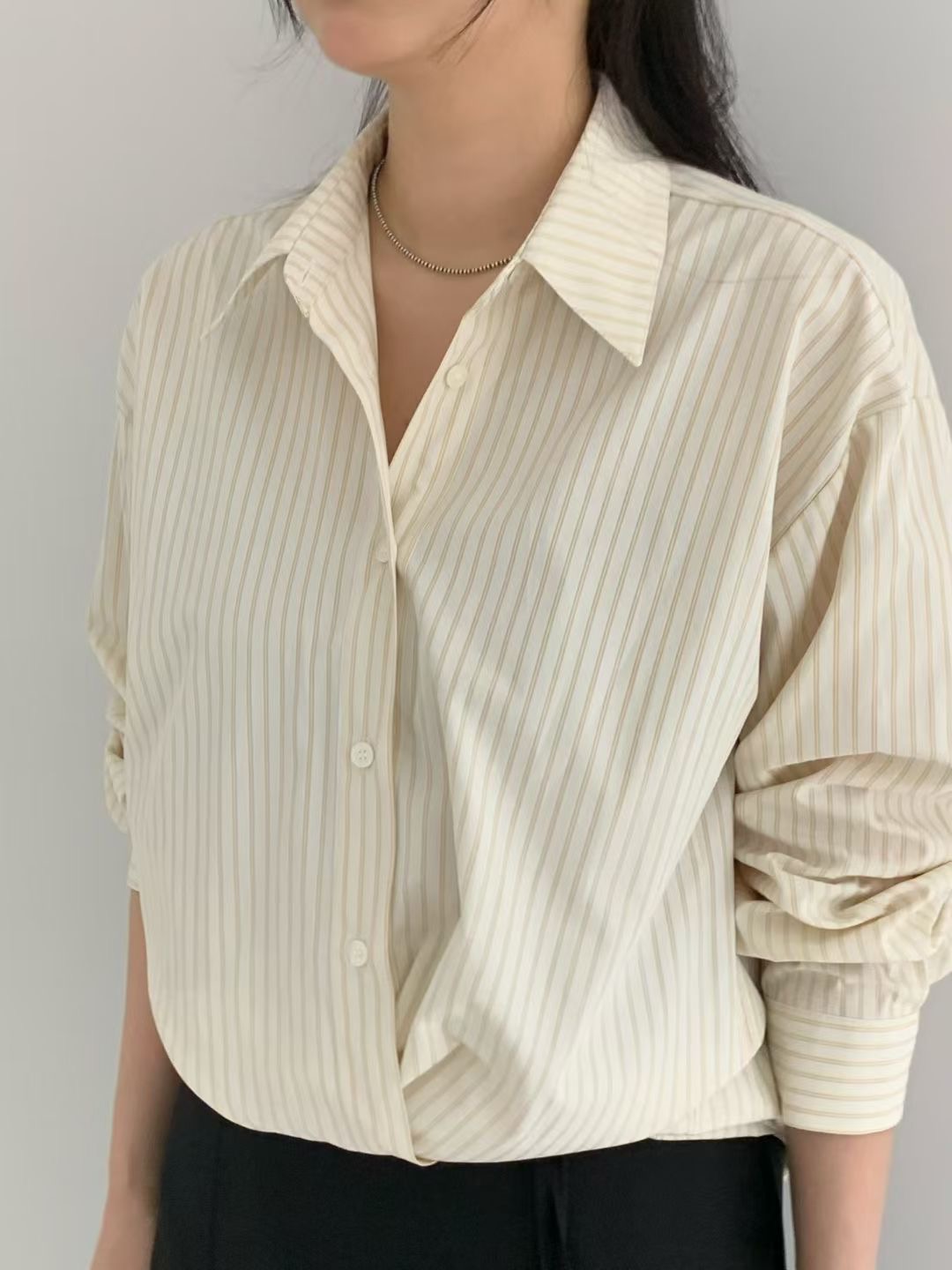 ADO東大門直郵女士新款時尚真品職業人氣休閑26春夏襯衫蕾絲衫ADO襯衫/蕾絲衫圖色1