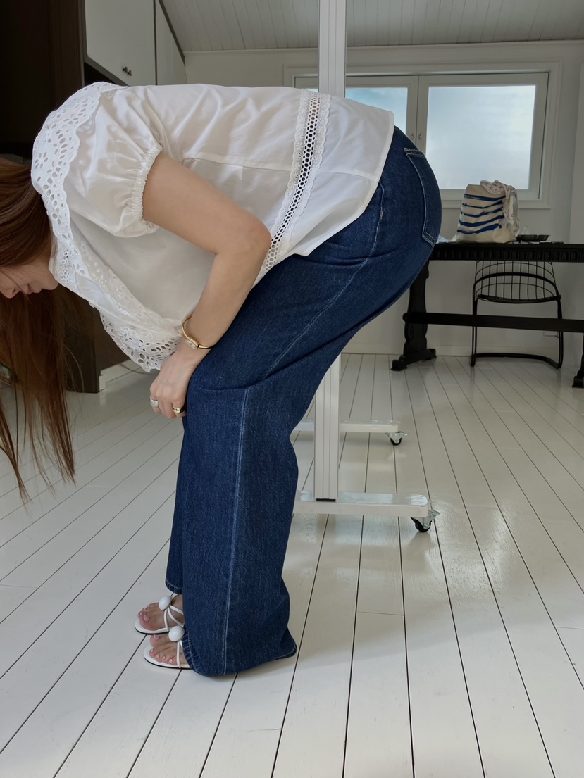 MADE-P東大門直郵女裝新品時尚休閑職業真品26春夏牛仔褲MADE-P牛仔褲