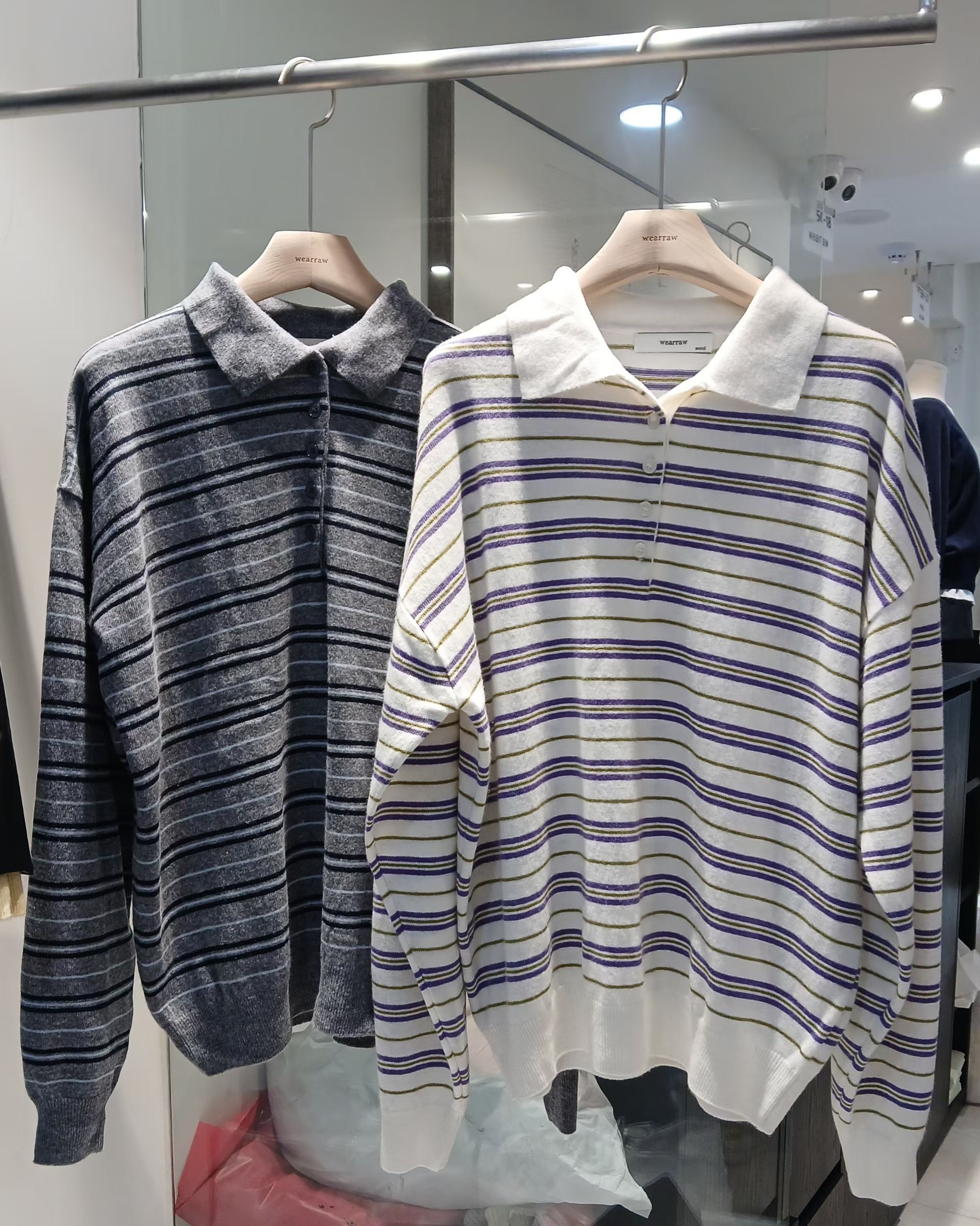 WEARRAW/WELL ROW東大門實拍女裝新品熱賣26春夏針織衫WEARRAW/WELL ROW針織衫圖色1左一色