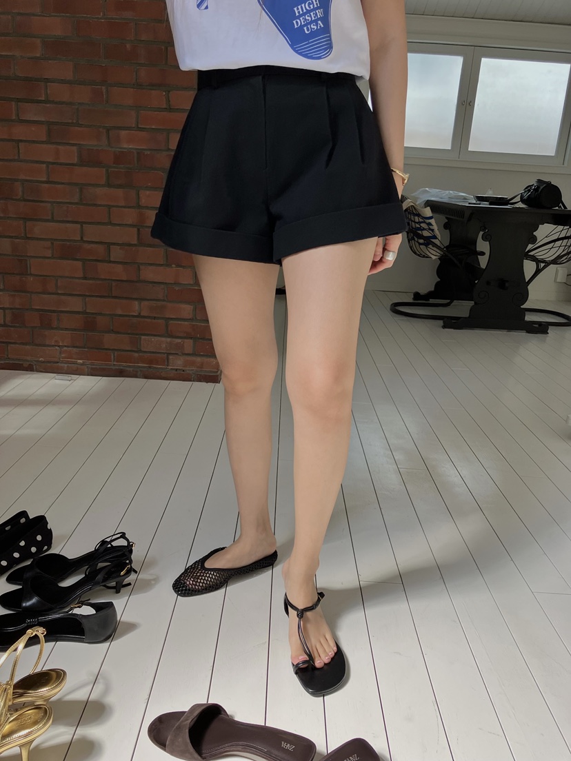 MADE-P東大門實拍女裝新品休閑真品時尚熱賣推薦職業短褲MADE-P短褲