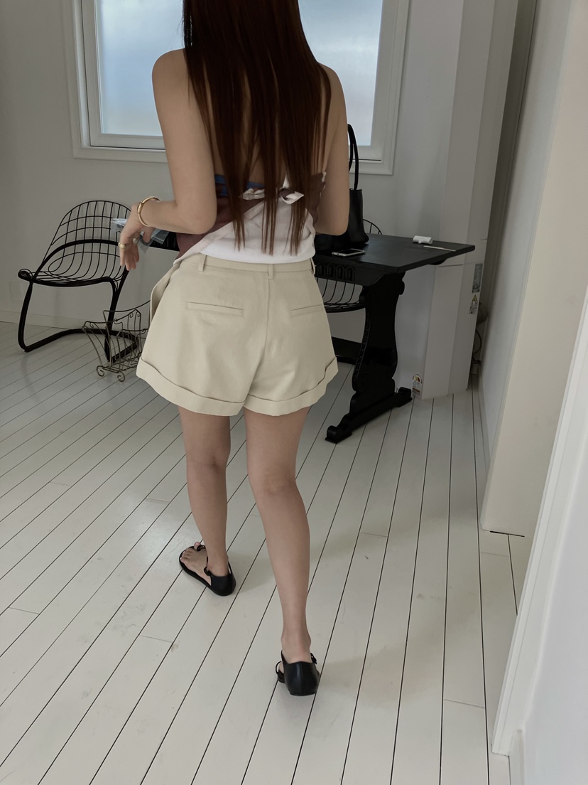 MADE-P東大門實拍女裝新品休閑真品時尚熱賣推薦職業短褲MADE-P短褲