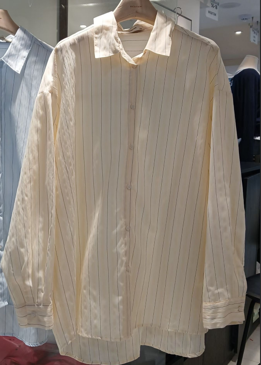 WEARRAW/WELL ROW韓國直郵女士新款休閑襯衫蕾絲衫條紋WEARRAW/WELL ROW襯衫/蕾絲衫圖色2