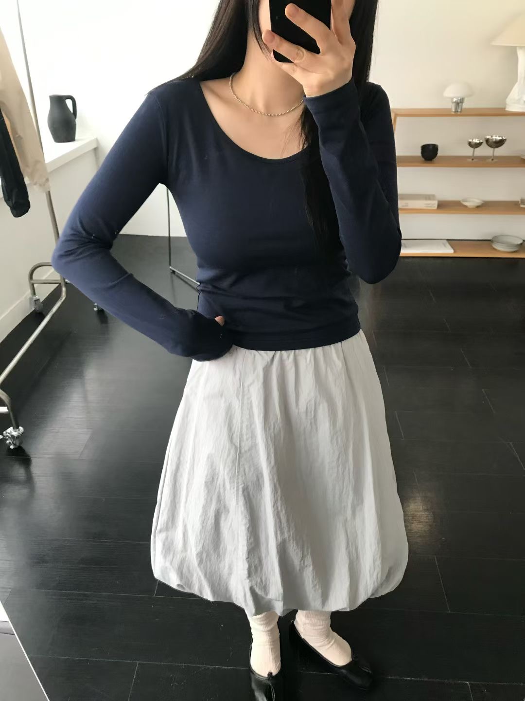 ADO東大門實拍女士新品熱賣職業推薦26春夏真品半身裙中短裙ADO半身裙/中短裙