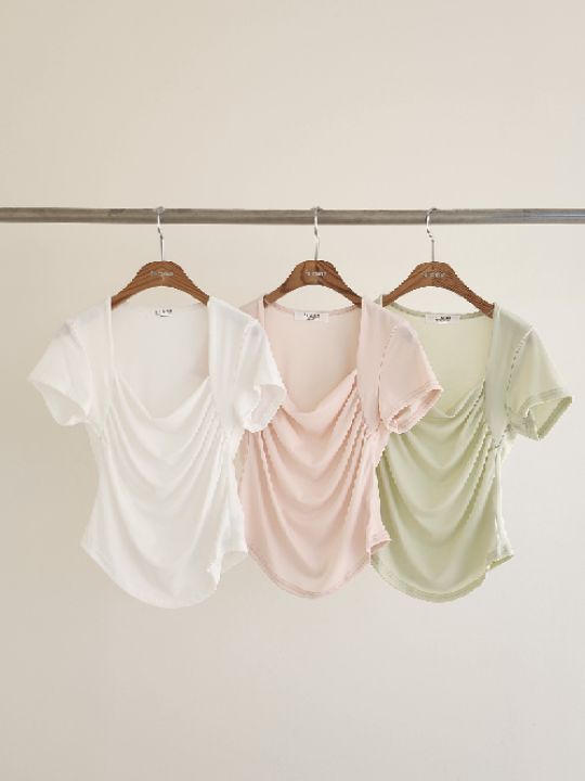 FEMME東大門實拍女士新品推薦人氣26春夏時尚休閑職業T恤FEMMET恤