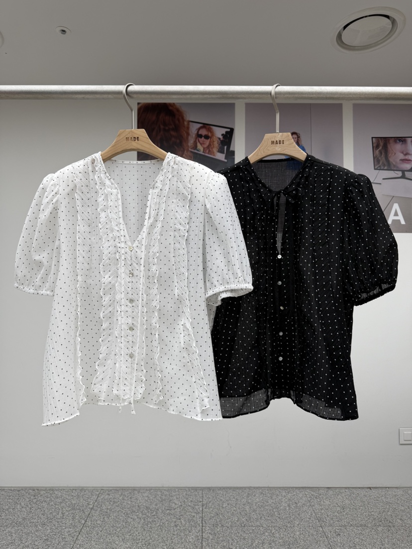 MADE-P韓國直郵女裝新品時尚人氣熱賣真品26春夏襯衫蕾絲衫MADE-P襯衫/蕾絲衫