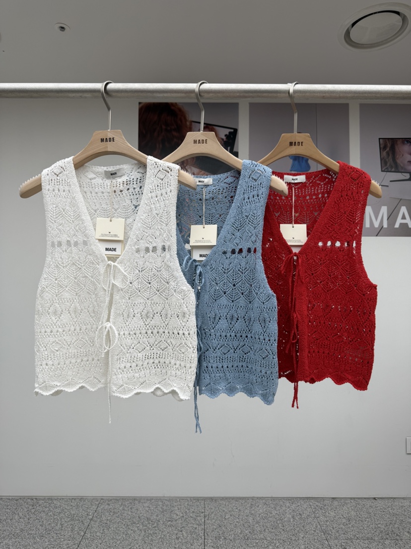 MADE-P韓國直郵女士新款推薦休閑熱賣職業真品時尚26春夏馬甲MADE-P馬甲